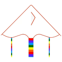 Childrens Blank Kite Handmade DIY Material Pack Graffiti Painting Creative Hand Painted Coloring Outdoor Easy Flying Boys and Girls 3