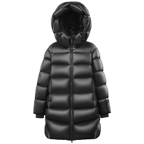 (Co-branded by Master Ding Jie) Govan Black Gold Childrens Goose Down Jacket Royal Couture Series Long Down Jacket