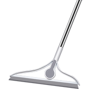 Magic broom scraper floor wiper sweeps water and hangs hair artifact bathroom bathroom household silicone mop broom
