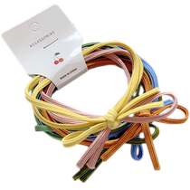 HOUYA rubber band womens hair tie high elasticity does not hurt the hair band rubber band hair tie headband