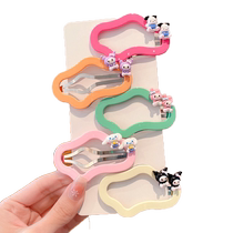 Youkesiu childrens hair clip female 2024 new bangs clip Sanrio cloud side broken hair high-end hair accessories