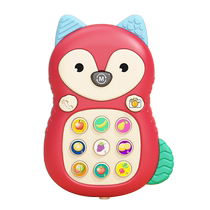 Childrens mobile phone toy baby simulation phone baby girl educational early education music model child boy can chew