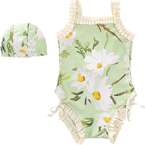 Yuyingfang Girls Swimsuit Summer 2024 Womens Style Childrens One-piece Swimsuit Baby Swimsuit for Girls