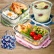 ພະນັກງານຫ້ອງການ Chuangde Microwaveable Bowl Glass Lunch Box Soup Bowl Insulated Lunch Box with Lid Fruit Preserver