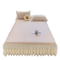 Category A 3D icy cool beanie bed skirt mat No high density No hair clipping Moisture-absorbent Breathable No stuffiness No stickiness