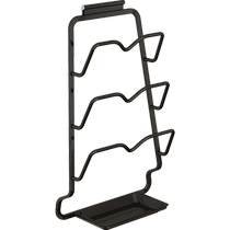 Euloitte lid rack wall-mounted free-to-punch kitchen shelve multifunctional domestic multilayer containing cutting board rack