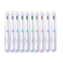 Lengsuanling Toothbrush Cloud Feeling Velvet Gum Protection 10 Pack Soft Bristles Deep Cleans Between Teeth