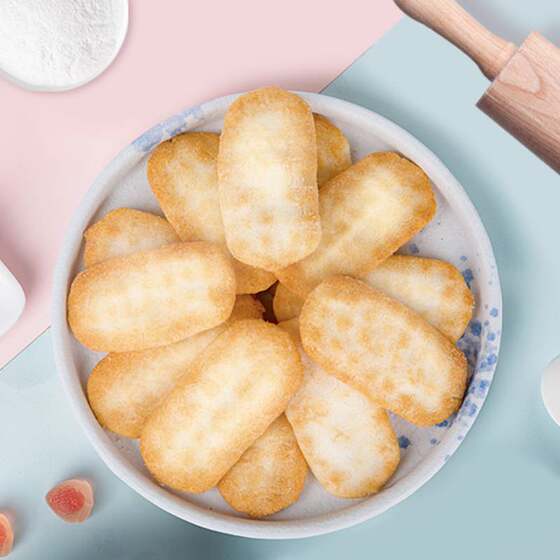 Want Want Puffed Snack Senbei 400g Casual Biscuit Children's Snack Afternoon Tea