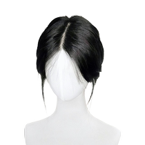 Ciel Arbre Noir Cygne Haut de la page Wig Femme feuille de femme Hair Perte pleine de poils True Tops White Hair Shade White Hair Patches