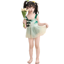 Yuyingfang Girls Swimwear Summer Big Children Childrens National Style Suspender Dress Dress Swimwear Summer Girls Swimwear