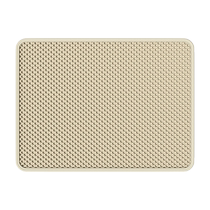 Qi Oh Extra Large Cat Litter Mat Anti-Breaking Out Cat Litter Box Anti-Splash Mat Double-layer Filter Leakage Control Litter Mat Cat Supplies