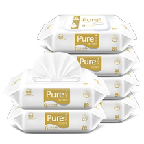 Jieyun pure water wet wipes can be used for hand and mouth 80 pieces