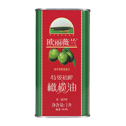 欧丽薇兰特级初榨橄榄油（红标）1L 低脂健身 凉拌烹饪食用油 第11张