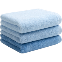 Jieyu cotton large towel dopamine color 2 antibacterial men and women home soft absorbent thickened 118g pure cotton
