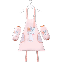 Childrens hood clothes baby eating draw apron waterproof anti-dirty anti-wear around the boys dining pocket painting girl boy