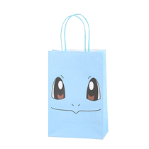 Cartoon expression portable dinosaur gift bag for gift giving and souvenir paper bag for birthday practical 5 pieces