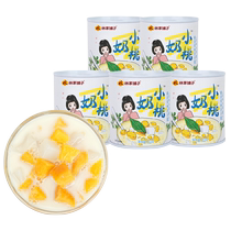 Лесные Булочки Йогурт Йогурт Желтый Персик Симио 312г * 5 банок Flavor Fruit Fruit Sweet Canned закуски