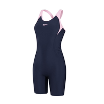 Speedo Speedo five-point knee-length conservative swimsuit for women sun protection soft comfortable slimming quick-drying swimsuit