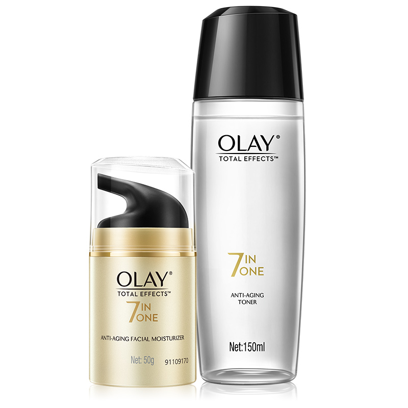 Olay/玉兰油 多效修护醒肤水润舒霜护肤两件套装