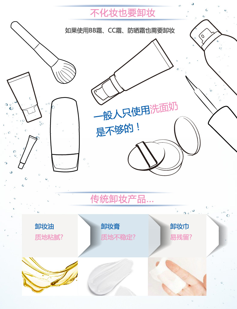 Nước tẩy trang ba trong một LOreal nước tẩy trang dưỡng ẩm loại 95ml nước rửa mặt làm sạch sâu môi bioderma nước tẩy trang