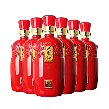 古越龙山八年陈状元红1000ml*6瓶花雕酒