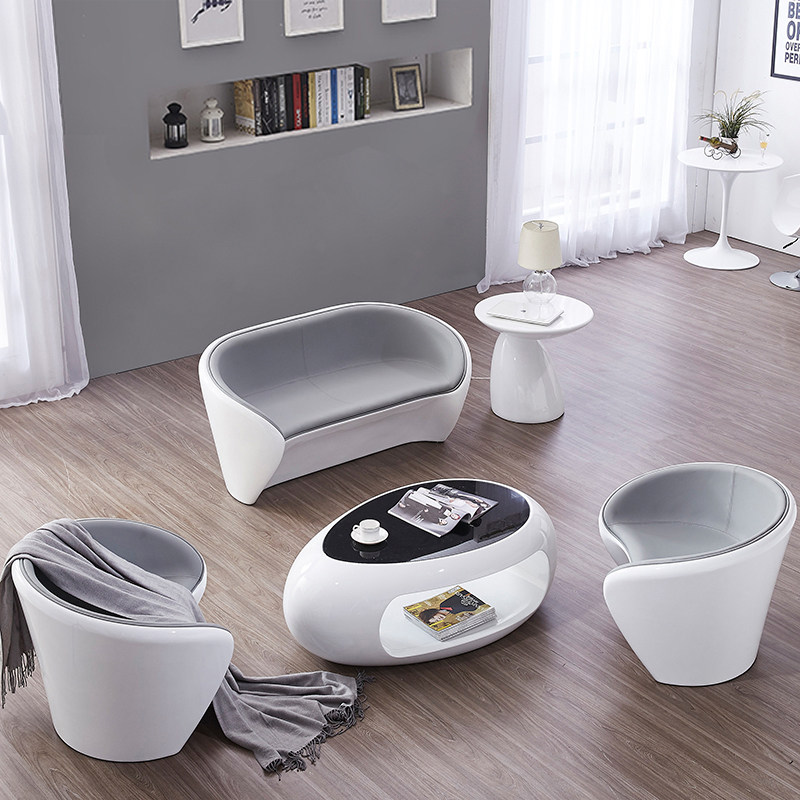 Beauty salon Business talks Design Sensory Table Chairs Combined Modern Brief Shop Lounge Area Advice Reception Sofa Chair