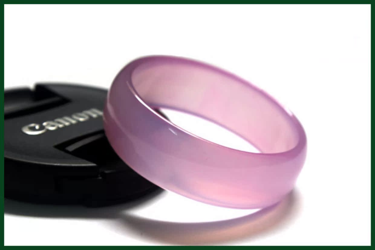 Bột mã não pha lê tự nhiên chalcedony ngọc bích vòng tay trẻ em thạch anh tóc đen