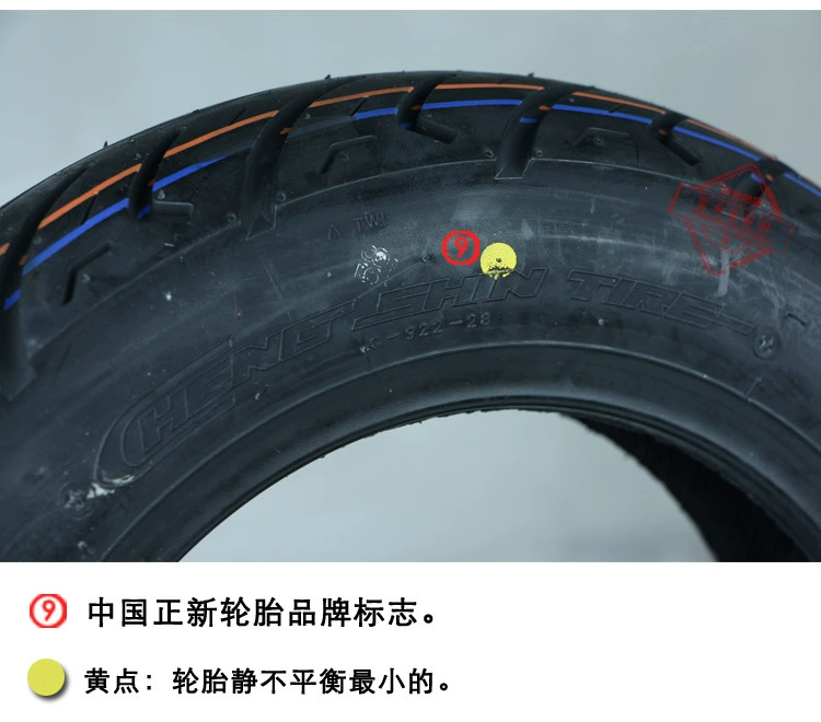 Yamaha nhanh Eagle Ling Ying Li Ying Yue Eagle 100 90 10 nhà máy nguyên bản trước và sau khi lốp mới - Lốp xe máy lốp xe máy nào tốt nhất