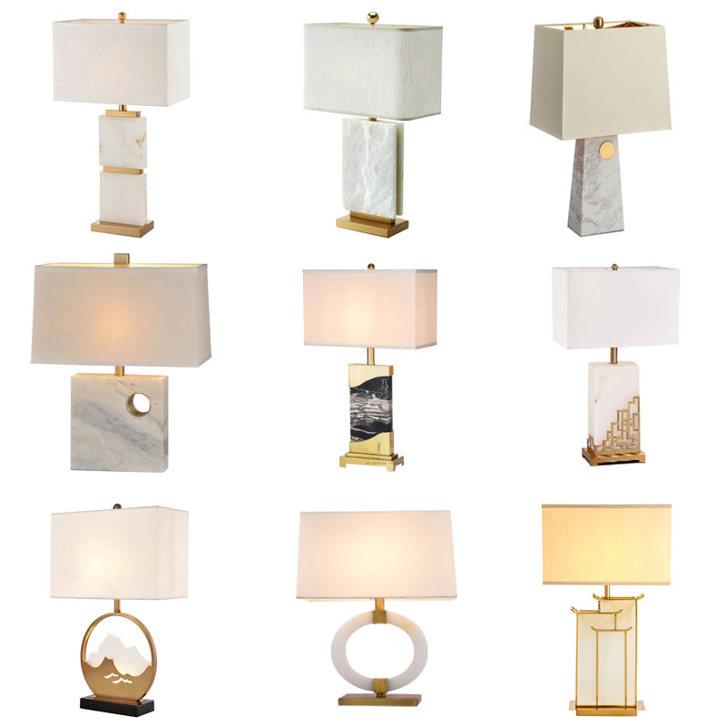 Postmodern minimalist Cloud stone Living room Table lamp New Chinese Creative Hotel designer-like board room Bedroom headboard Lamp-Taobao