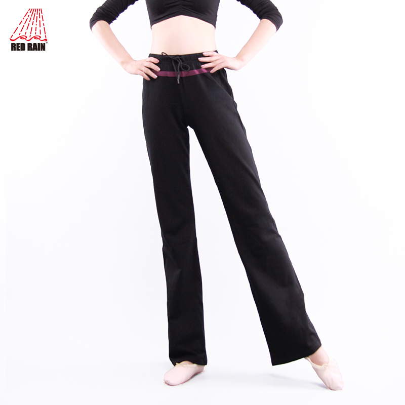 Red Rain Dance Training Pants Grous Pants Girl Pants Pants Square Dance Beauty Gastro Pants Belt
