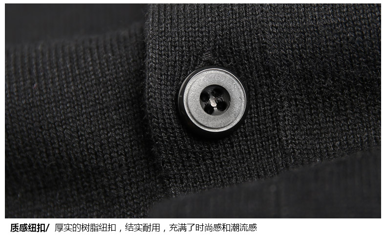 Mo Mike nam mùa thu người đàn ông mỏng của chiếc áo len cardigan nam Hàn Quốc phiên bản của tự trồng màu rắn áo len áo triều