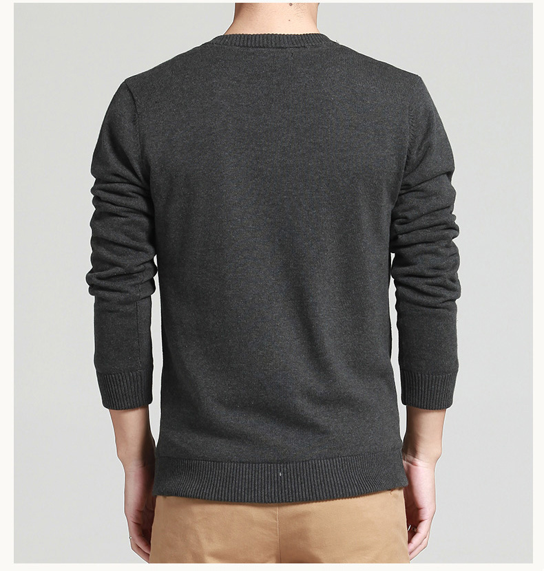 MoMike nam mùa đông cộng với áo len cổ chữ V dày nhung cho nam áo hoodie nam