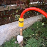 Бронзовая вода занимает 6 минут, 1 -дюймовый сад, сад, сад, сад, о зеленая вода, заземляющая труба