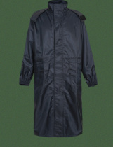 Hidden Blue Raincoat Outdoor Marine Parted Rain Cape Rescue And Rescue Anti-Rainstorm Portable Conjoined Zipper Long New