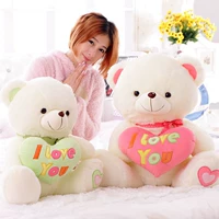 Kim cương nóng ôm gấu bông phổ biến chưa quyết định búp bê bông PP bán điểm 45 màu hồng vải sang trọng đồ chơi màu xanh lá cây gấu teddy 1m8