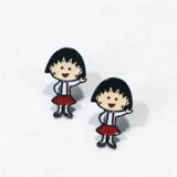 樱桃小丸子 Мультяшные серьги