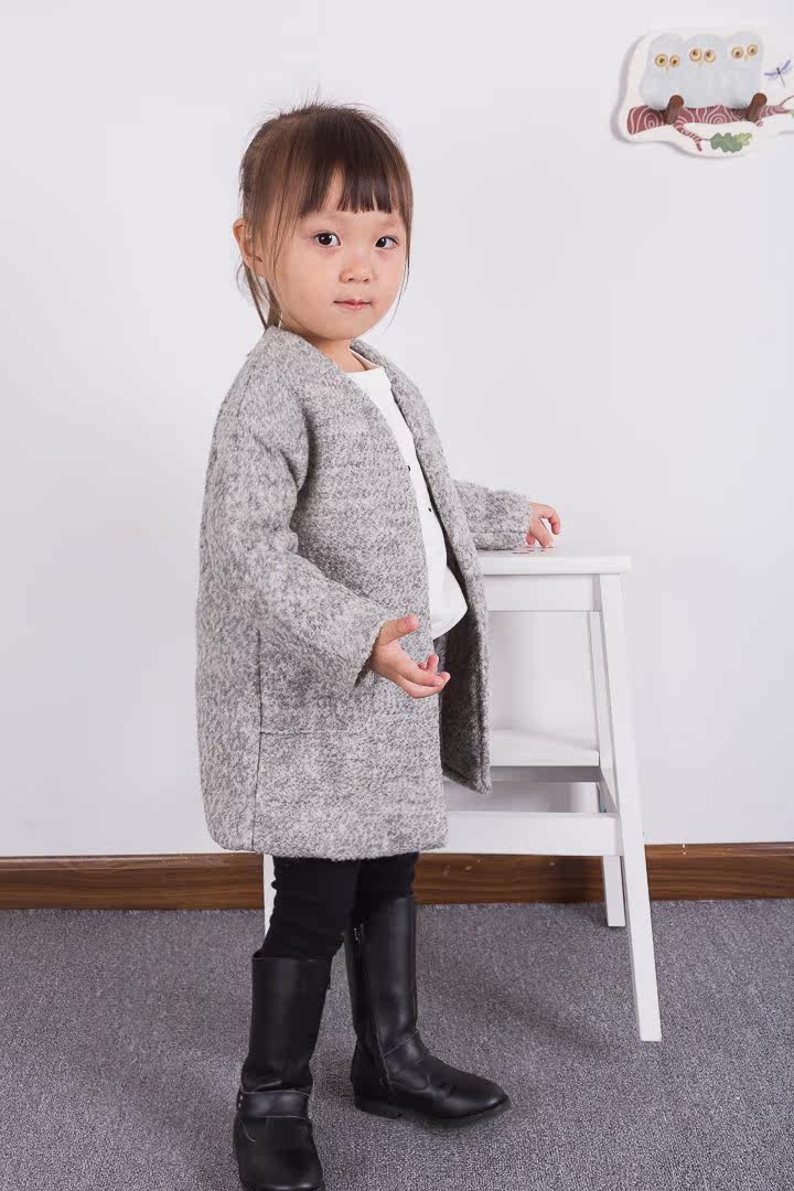 Manteau pour fille en laine - Ref 2162397 Image 8
