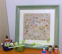 Magazine cross stitch kit French DMC embroidery cartoon little man happy wedding