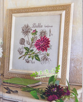 Cross embroidery kit French DMC embroidery line DFEA shadow flower Dari Flower