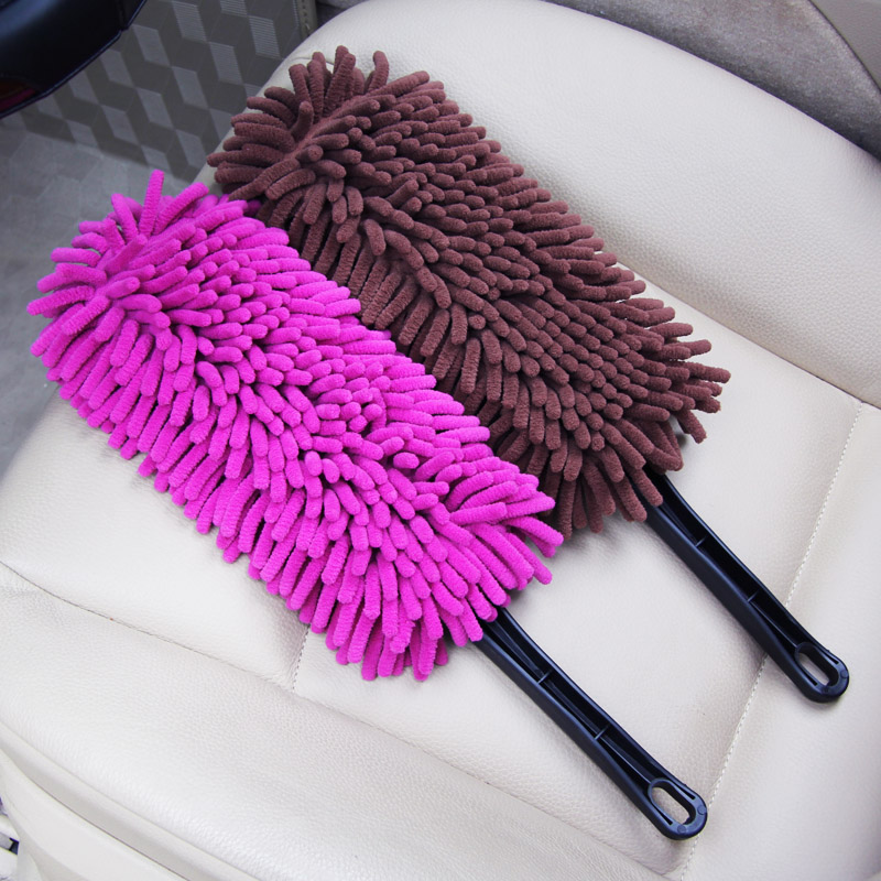 Airui Lin car dust duster cotton thread wax brush Waxing mop Interior small dust cleaning supplies Car wash brush