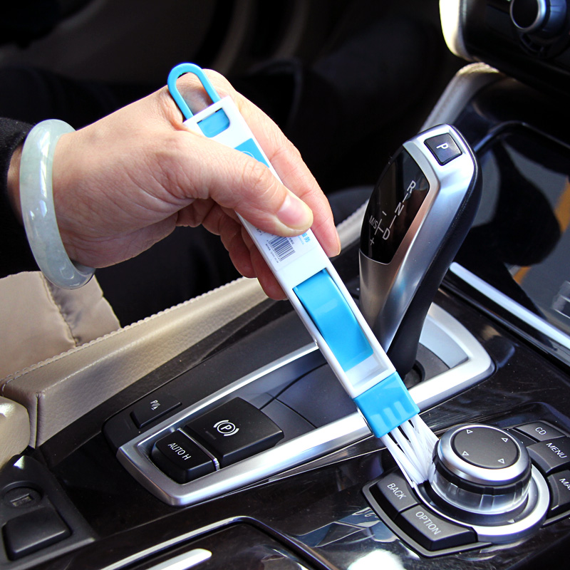 Aruilin car interior tuyere brush corner gap window slot brush Car seat seam cleaning supplies Car brush