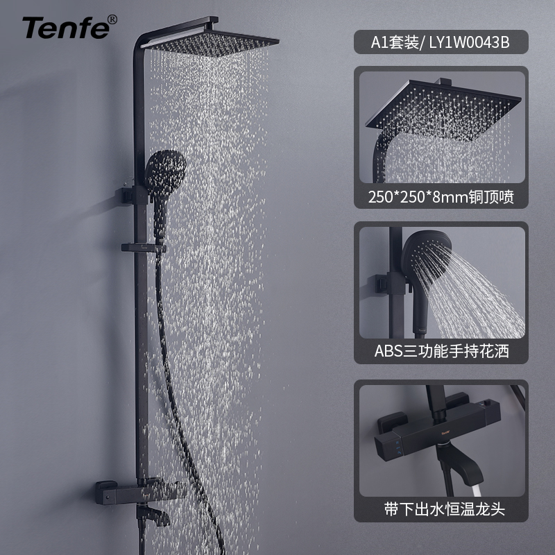 [USD 745.84] Tenfe Black Light ABlack Smart Constant Bath Copper