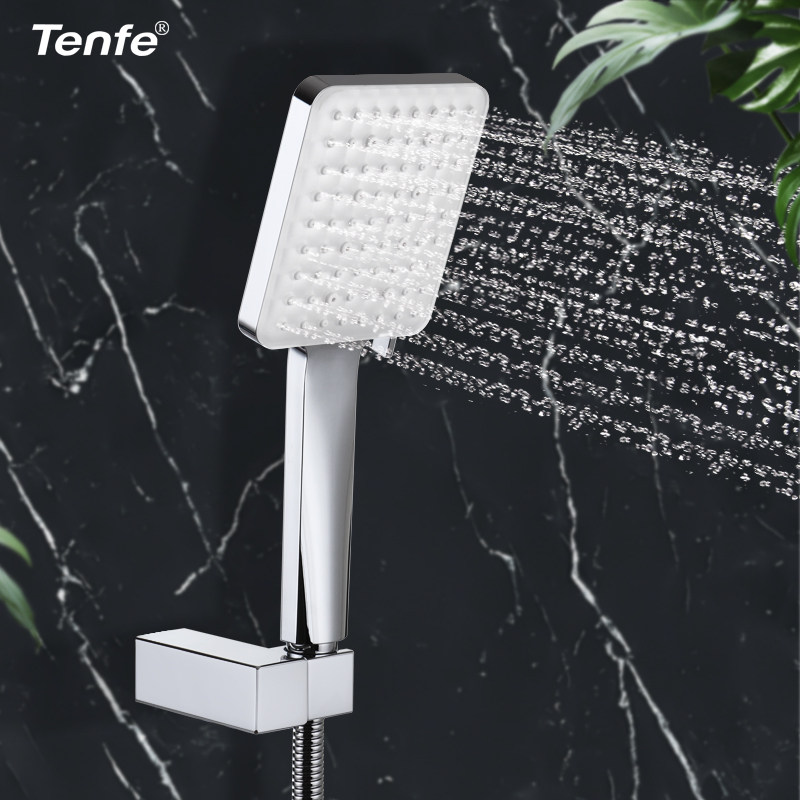 Dingfei Multifunctional Pressurized Handheld ShowerHead Set Bathroom Water Heater Bath Shower Shower Head