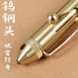 Изысканная бронзовая ручка Pure Copper Warbers Gun Pen Guor Day Gift Gif