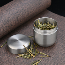 Pure Titanium Tea Leaf Jars Inside And Outside Titanium Seal Cabin Kits Ultra Light Headphone Intake Box Portable Mini Poop-Style Waterproof Bin