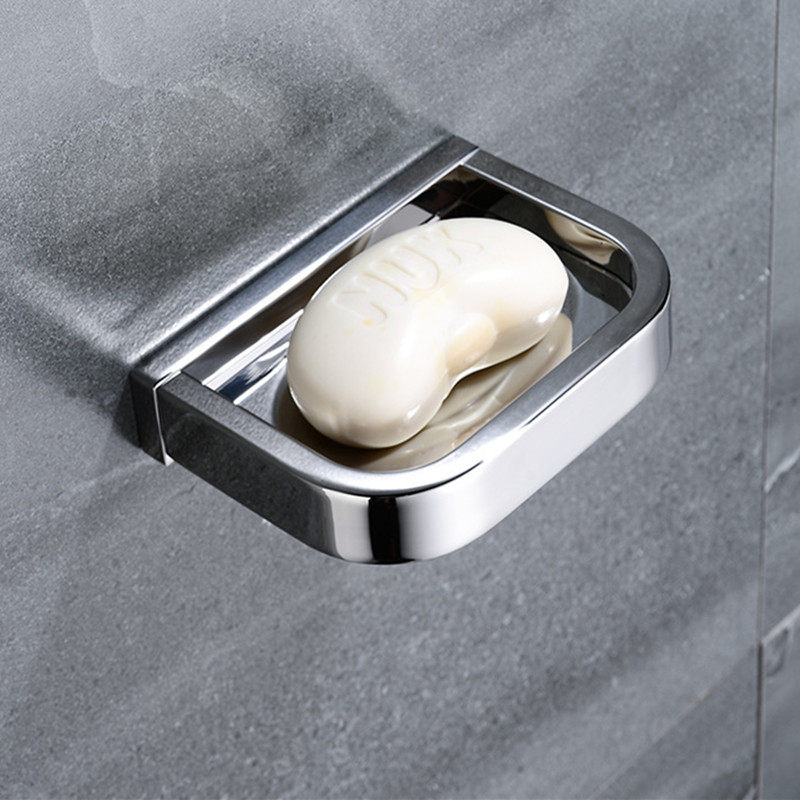 Bathroom Stainless Steel Soap Box Rack Hotel Makeup Room Soap Box Drain Soap Rack Bathroom Soap Rack Soap Dish