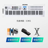 61 ключ белый+педаль+x -rack+2t Массивный источник звука