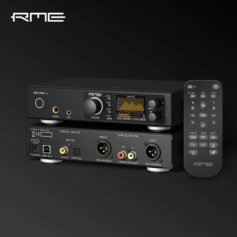 RME ADI-2 DAC fs Pro FSR Black Edition HiFi decoder USB audio connector