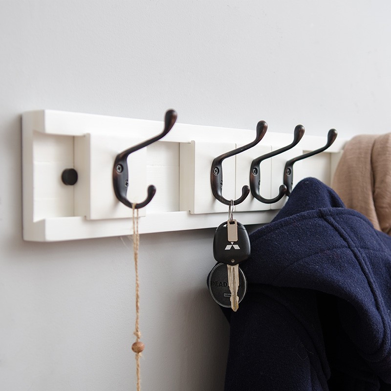 Creative Wall Hanger Wall Hanging Coat Rack Door Clothes Bag Key Hook Mobile Bedroom Clothes Hook