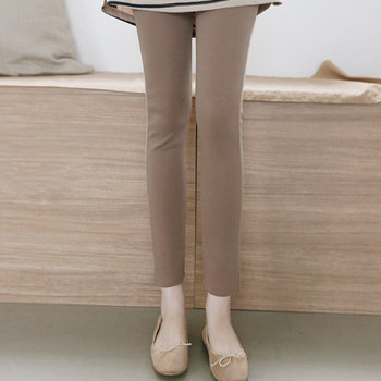 Stretch nine-point pants spring and summer thin bottoming women's pants